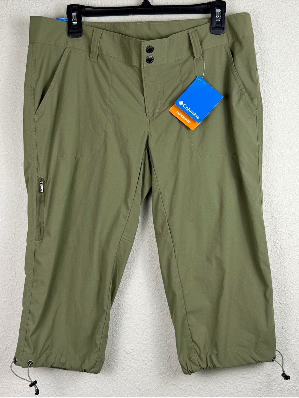Columbia Saturday Trail II Knee Pants Womens 12 Omni Shade Hiking Capri NWT